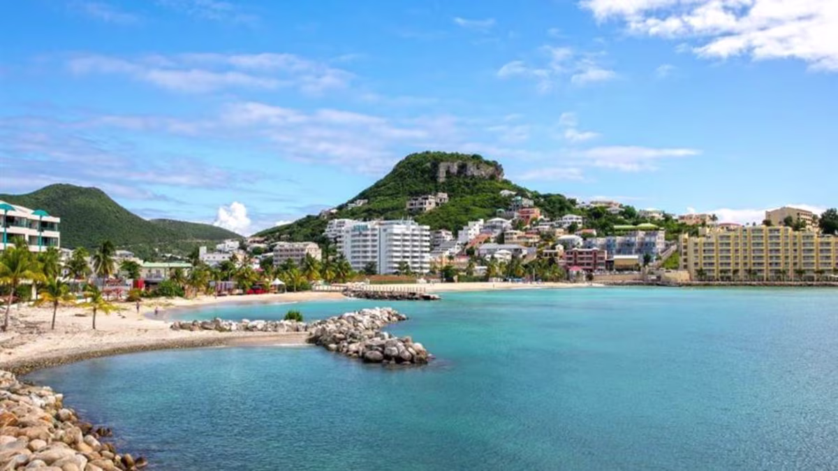 Beach at Sint Maarten
