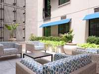 Patio at King 583, a Hilton Vacation Club