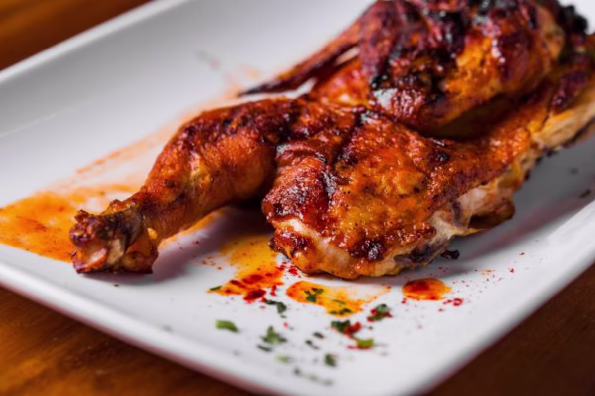 Traditional Algarvian dish, “piri-piri” chicken.